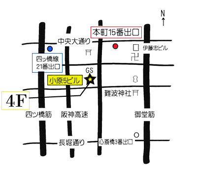 2016s快風社　大阪展示会地図