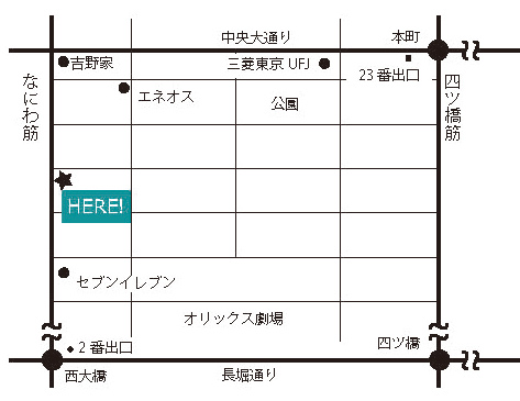 大阪製麺会館MAP画像
